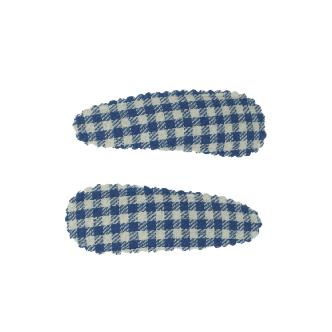 Wooly Gingham Snap Clip Set