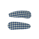 Wooly Gingham Snap Clip Set