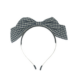 Wooly Gingham Sweet Bow Headband