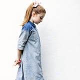 Cotton Bow Print Scrunchie