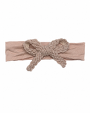 Textured Woolen Braid Baby Modal Band - Beigy Pink - Medium (6-12M)