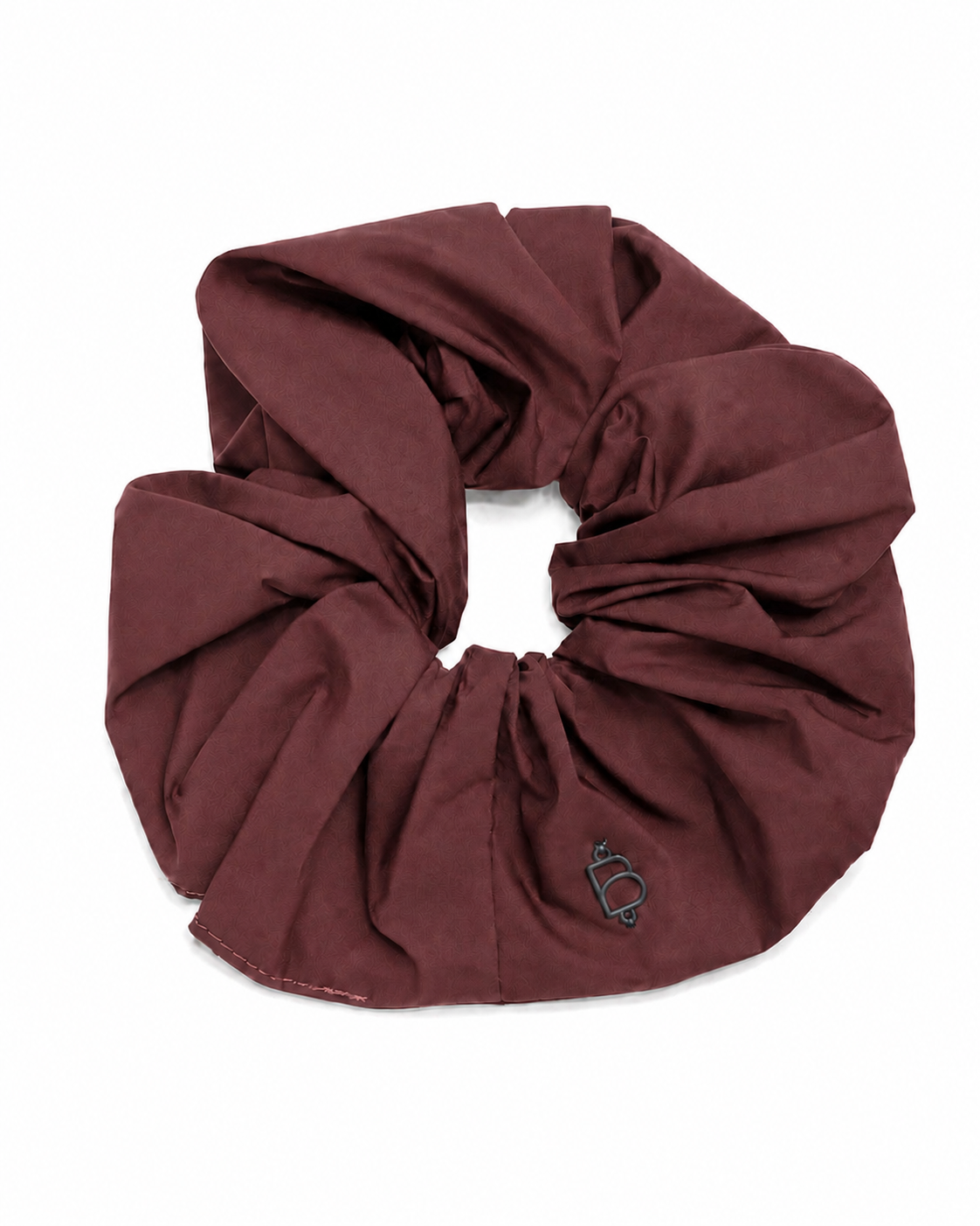 Taffeta Winter Edition Oversized Scrunchie - Plum