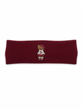 Bandeau Teddy Knits Sweatband - Burgundy