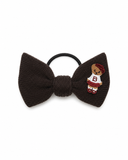 Bandeau Teddy Knits Pony Tie - Brown