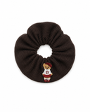 Bandeau Teddy Knits Scrunchie - Brown