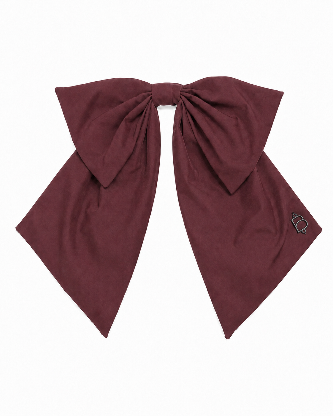 Taffeta Winter Edition Dressy Bow Clip - Plum