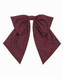 Taffeta Winter Edition Dressy Bow Clip - Plum