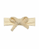 Textured Woolen Braid Baby Modal Band - Cream - Medium (6-12M)