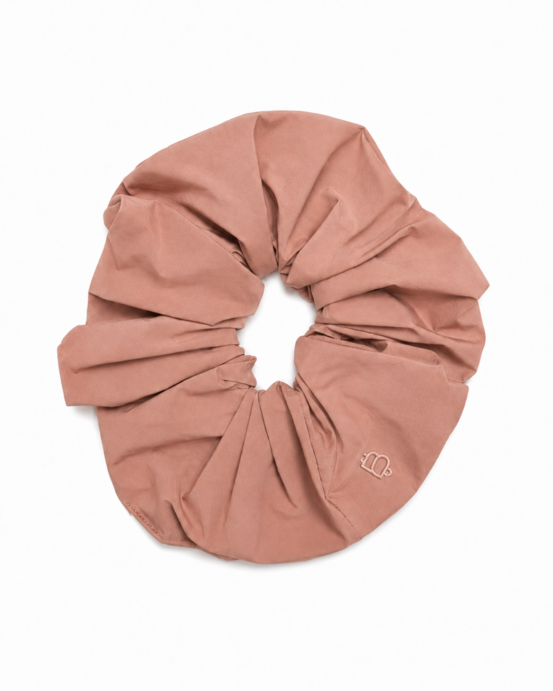 Taffeta Winter Edition Oversized Scrunchie - Dusty Winter Pink