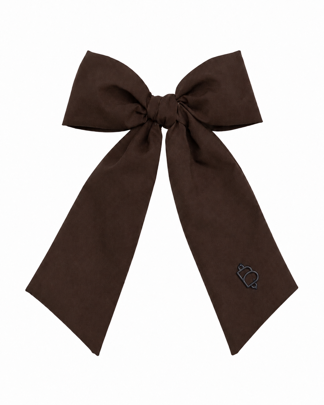 Taffeta Winter Edition Classic Medium Bow Clip - Black