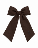 Taffeta Winter Edition Classic Medium Bow Clip - Black