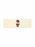 Bandeau Teddy Knits Sweatband - Cream