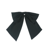 Taffeta Winter Edition Dressy Bow Clip - Black