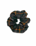 Plaids Scrunchie - Green/ Gray