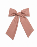 Taffeta Winter Edition Classic Medium Bow Clip - Dusty Winter Pink