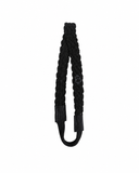 Textured Woolen Braid Soft Band - Black