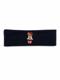 Bandeau Teddy Knits Sweatband - Navy