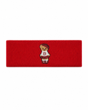 Bandeau Teddy Knits Sweatband - Red
