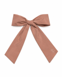 Taffeta Winter Edition Classic Large Bow Clip - Dusty Winter Pink
