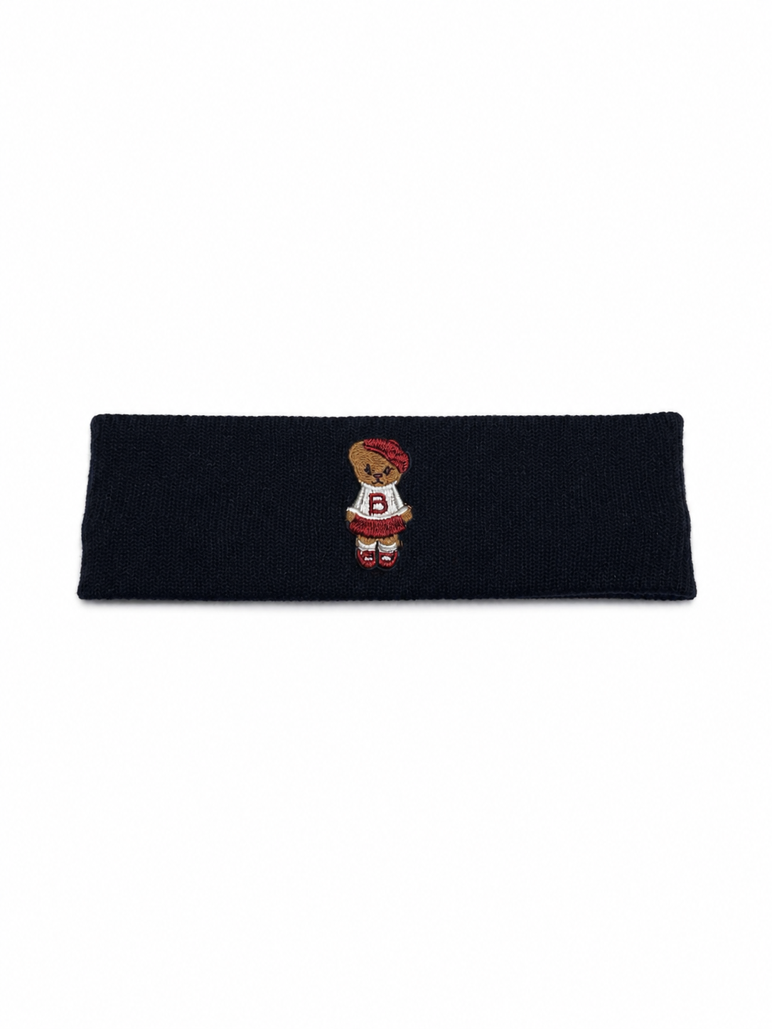 Bandeau Teddy Knits Sweatband - Black