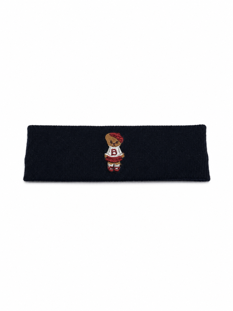 Bandeau Teddy Knits Sweatband - Black