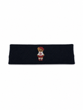 Bandeau Teddy Knits Sweatband - Black
