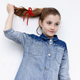 Nautical Rope Medium Bow Clip