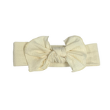 Soft Pointelle Floppy Bow Baby Band