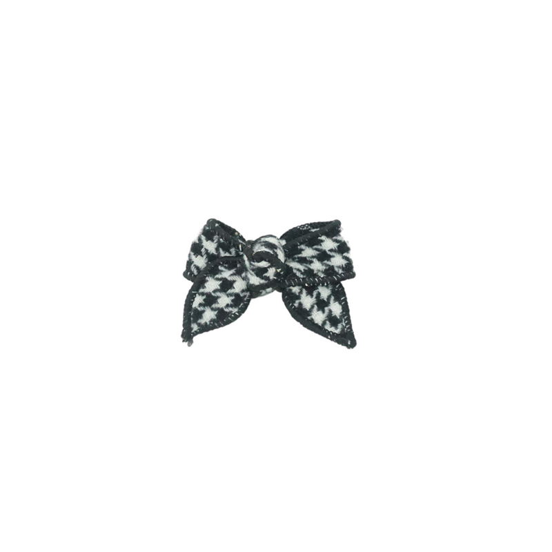 Cutwork Lace Eyelet Small Bow Clip