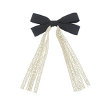 Dreamy Lace Strand Large Bow Clip