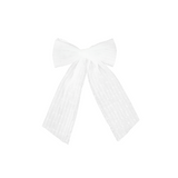 Dressy Dot Tulle Medium Bow Clip