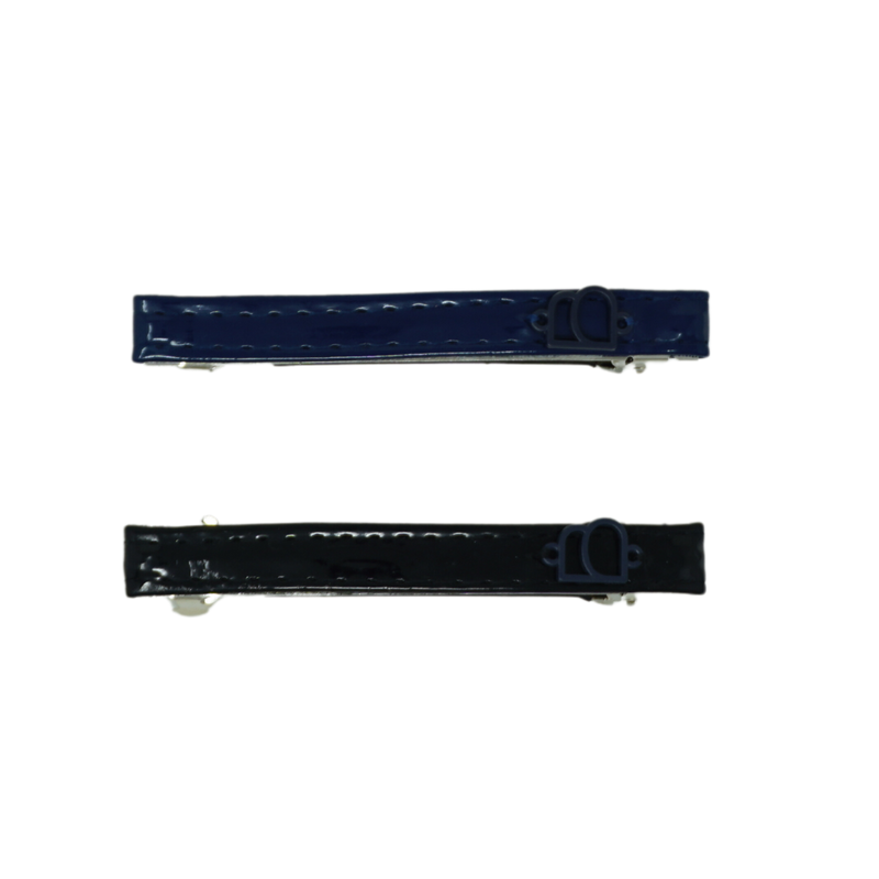 Patent Leather Bar Clip Set