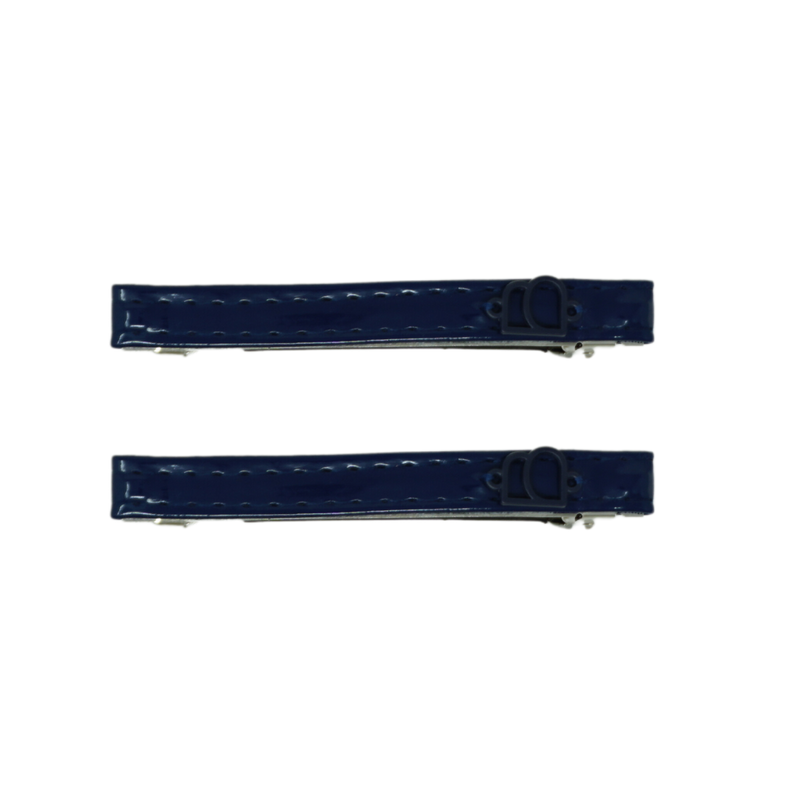 Patent Leather Bar Clip Set