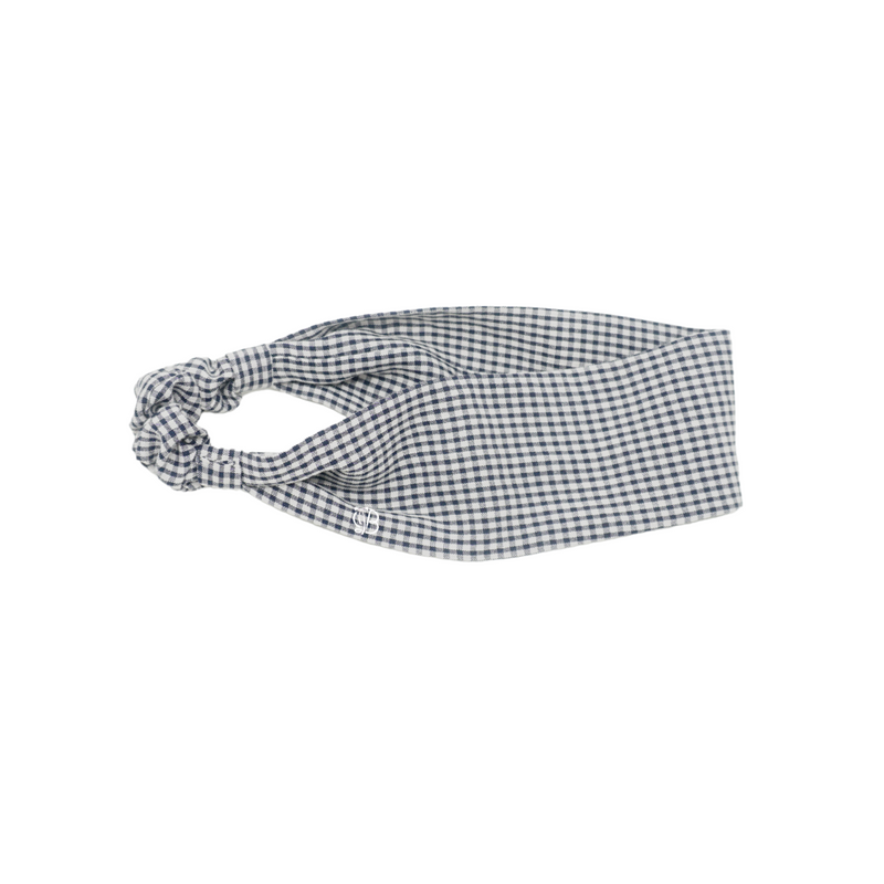 Petite Gingham Soft Wide Band