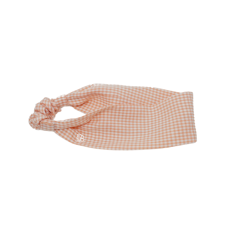 Petite Gingham Soft Wide Band