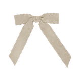 Corded Velvet Large Bow Clip