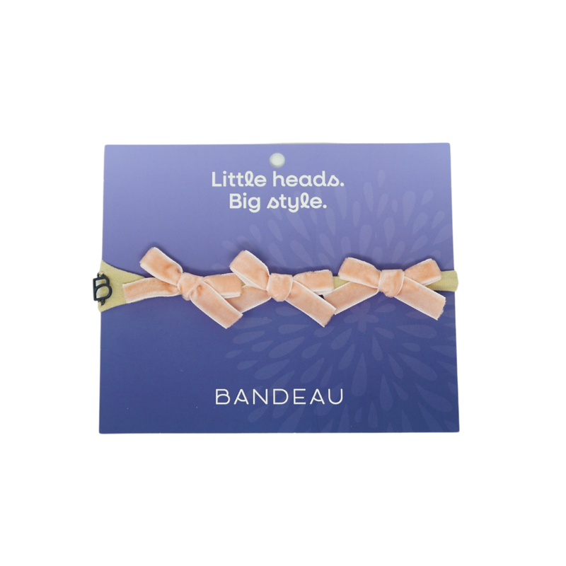 Velvet 3 Bow Baby Band