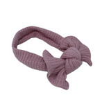 Waffle Knit Classic Bow Baby Band