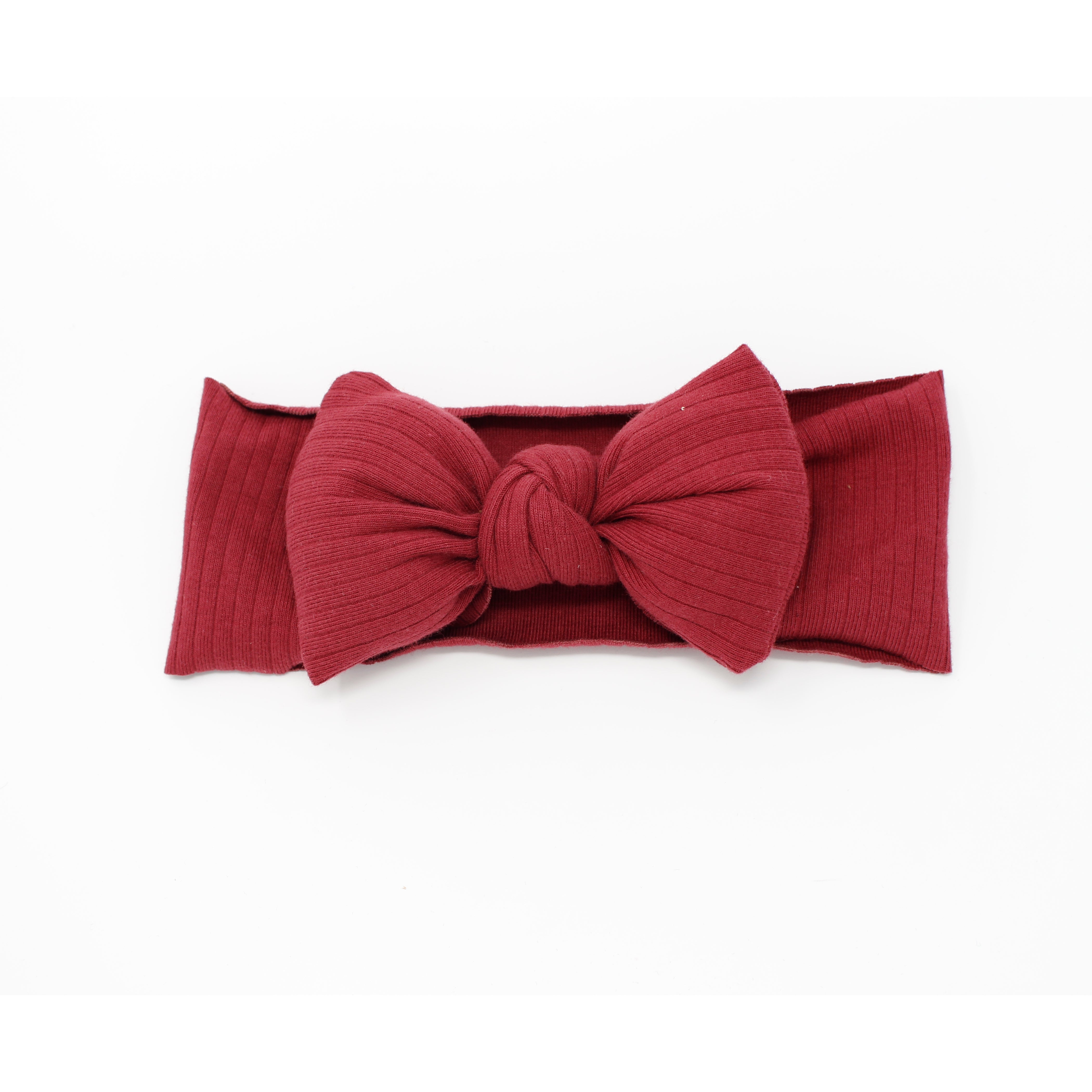 Ribbed Puffed Bow Baby Band