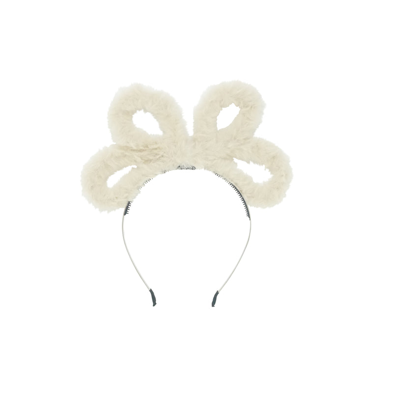 Fur Wired Bow Headband