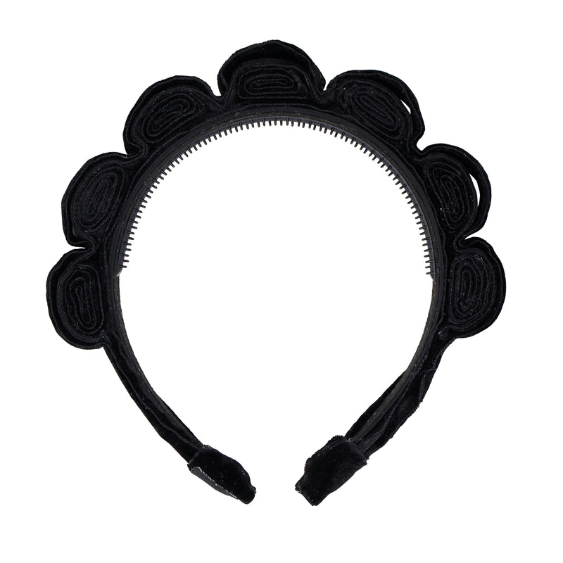 Velvet Scallop Headband