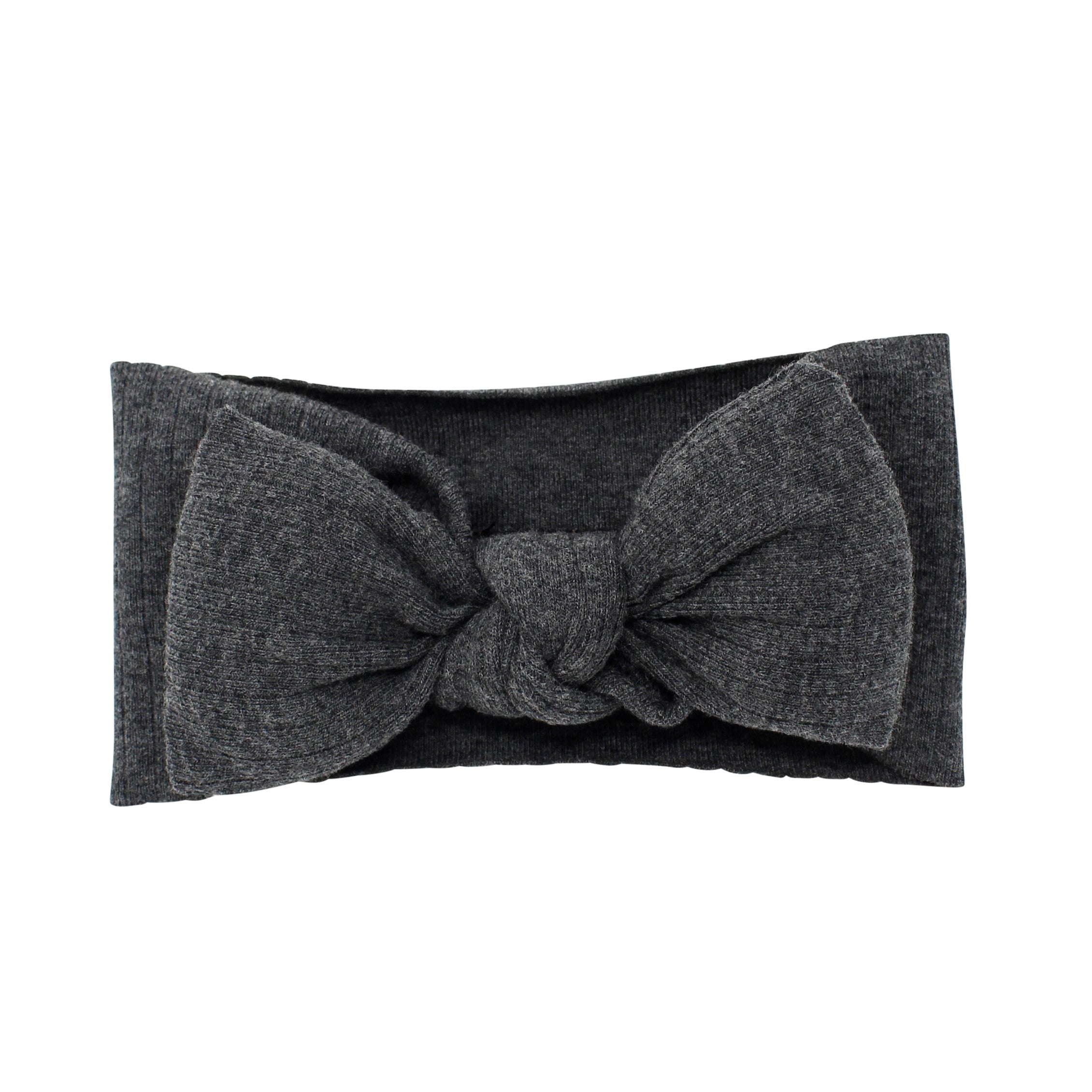 Ribbed Puffed Bow Baby Band